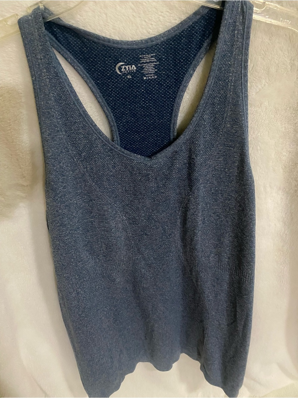 ZYIA Blue Racerback Tank